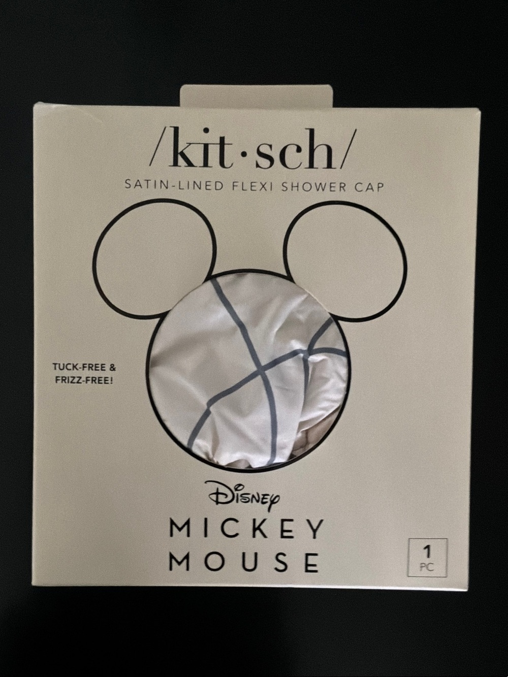 Kitsch Satin-Lined Shower Cap Mickey Mouse